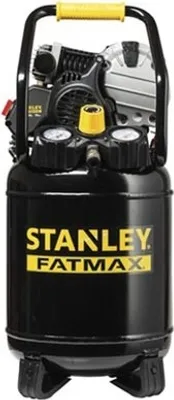 Produktbild von Stanley Kompressor HY 227/10/24V FMXCM – Luftkompressor 10 Bar – 24L Tankinhalt – 222 L/Min – mit Griff – Schwarz