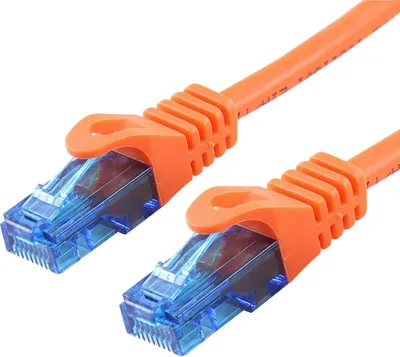 Image de LOGON Câble réseau UTP Cat.5e Orange 1,5 m Cat5e (TCU55U015O)