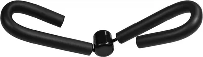 A black thigh toner on a white background.