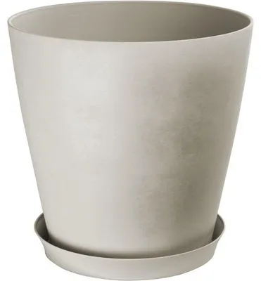 Produktbild von Runder Blumentopf – – Swing Cone – Ø 35 – 23 L – 34 cm – Stein