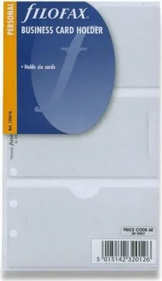Produktbild von FILOFAX PER Visitenkartenhuelle 2x3