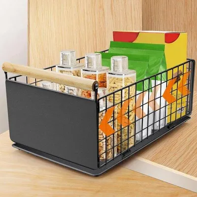 Produktbild von Küchenschublade mit herausnehmbaren Körben - 40 cm