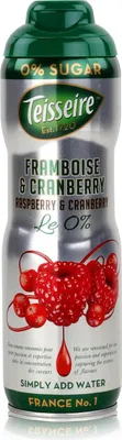 Produktbild von Teisseire Getränke-Sirup Raspberry & Cranberry 0% - 600ml (1er Pack)