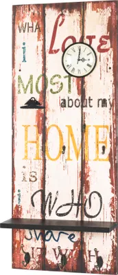 Produktbild von HAKU Wandorganizer Memoboard Motiv, vintage - MDF, Metall, B/H/T: 40x100x14 cm