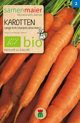 Artikelbild 1 von 'BIO Lange rote stumpfe o. Herz 2 Möhre' aus der Kategorie Möhrensamen
