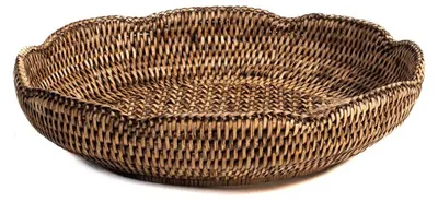 Obrázek produktu pro Ratanový podnos, kulatý, rozměry 30 x 6 cm