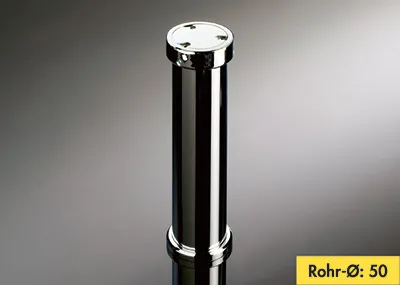 Produktbild von Naber TableLine 1. Konsole. Schraubbar, chrom poliert  - Trag-/Stützelement