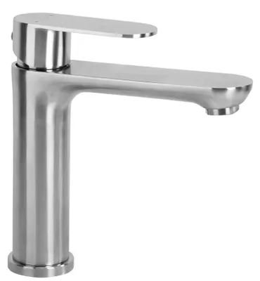 Immagine prodotto di Rubinetto Del Lavabo Rea Logan Basso Nichel Spazzolato