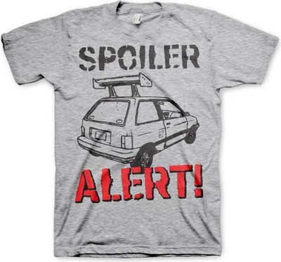 Produktbild von Spoiler Alert T-Shirt - Medium - Heather-Grey