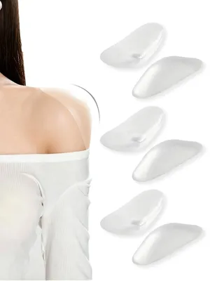 Produktbild von Omgoods – Set mit 3 Silikon-Schulterpolster für Kleidung