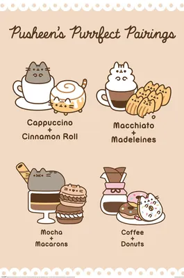 Obrázek produktu pro Pusheen – Purrfect Pairings – 61 x 91,5 cm – plakát