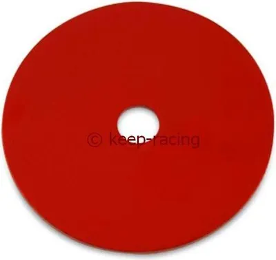 Produktbild von Unterlegscheibe für Sitze/Sitzhalter, Aluminium, 60 x 8 x 2mm, eloxiert, Farbe:rot