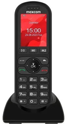 Produktbild von MaxCom MM39D, Balken, Single SIM, 5,08 cm (2"), 176 x 220 Pixel, 1000 mAh, Schwarz