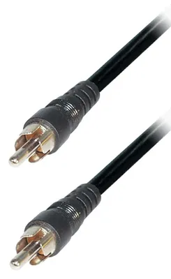 Produktbild von Transmedia Verbindungskabel; Cinchstecker auf Cinchstecker, schwarz, 3,0 m, V 4