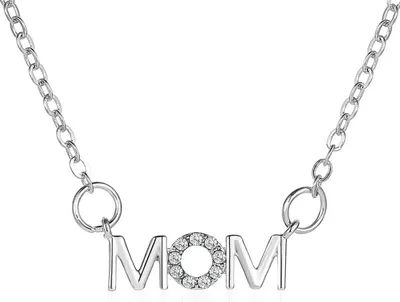 Image de Collier Mom Argenté - Élégance et Confort KP28446