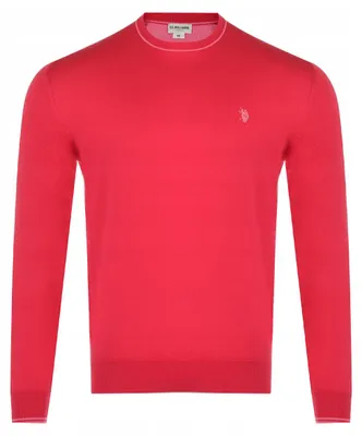 Produktbild von U.S. Polo - Pullover Top für Herren, Baumwolle NA581 (M) (Pink)