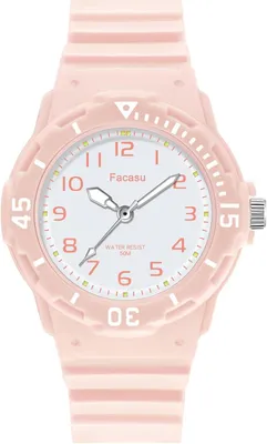 Produktbild von Kinderuhr für Jungen Mädchen,50M wasserdichte Quarzuhr, Weiches Armband,leicht lesbare Uhr für Kleinkinder Lernen die Uhrzeit im Alter von 4–12 Jahren