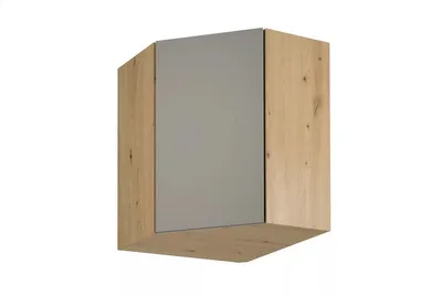 Produktbild von Eckhängeschrank 60 cm Küchenschrank Küchemöbel, Langen G60N Beige/Matt