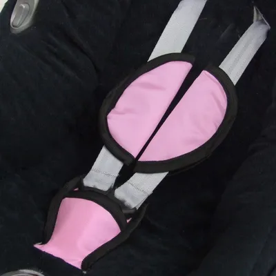 Produktbild von BAMBINIWELT 3tlg. SET, Gurtpolster + Schrittpolster, für Maxi-Cosi Babyschalen, Gruppe0, ROSA