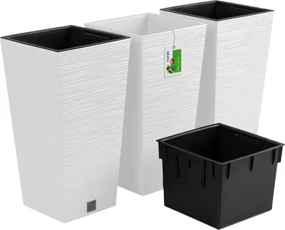 Obrázok produktu pre Kvetináč FURU Square Balcony Box Kvetináč biely 26,6 l