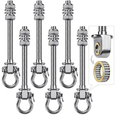 Immagine prodotto di Omgoods - Set di 6 ganci robusti per amaca