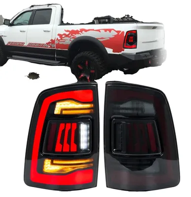 Obrázek produktu pro Zadní světla, 35 W, 12 V, 3400 lm, kompatibilní s modely Dodge Ram 1500, 2500 a 3500, sekvenční blinkry