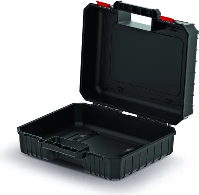 Immagine prodotto di Kufr na nářadí s upevňovacími páskami HEAVY 384x335x144 mm - barva: černá