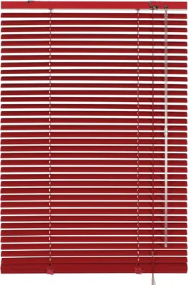 Produktbild von Gardinia Alu-Jalousie Rot 50x175 cm Jalousette Jalousien Alujalousie Rollo Plissee Aluminium ohne Bohren