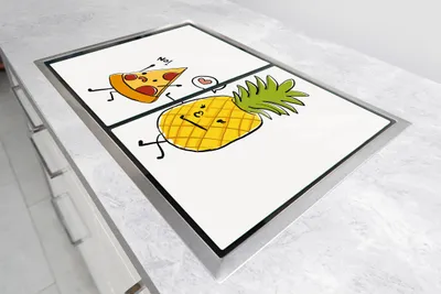Imagen del producto de Platos De Vidrio Protector Para Cocina, 2 Unidades, 35X52 Cm, Para Alimentos