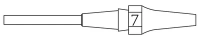 Obrázek produktu pro Sací tryska Weller řady XDSL, XDSL 7/1,2 mm, 2,7 mm T0051326599 (XDS Xdsl XDSL)