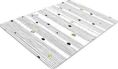 Produktbild von Stuhlunterlage Bürostuhlunterlage 120 cm x 90 cm Bodenmatte Bürostuhlunterlage - Dünne Linien