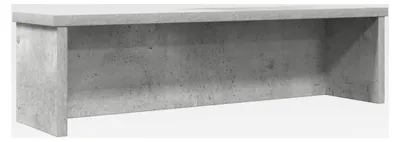 Produktbild von Stapelbares Küchenregal in Betongrau 60x15x16 cm aus Holzwerkstoff, Aufbewahrungsregal für die Küche, Gewürzregal, Organizer