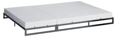 Produktbild von Familienbett Vitalispa Lenora Schwarz 270 x 200 mit 2 Matratzen, Model 63322