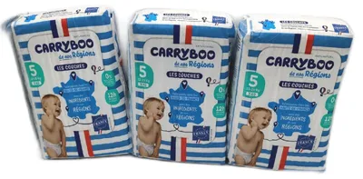 Obrázek produktu pro CARRYBOO plenky pro miminka Velikost 5 12 až 25 kg Ochrana proti protečení Ultra savé