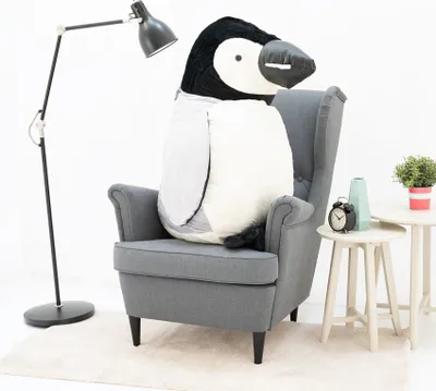 Immagine prodotto di Orsacchiotto Gustaw Pingui grande XXL (bianco e nero, 120 cm) - Orsacchiotto di peluche, orsacchiotto coccoloso XXL, peluche, peluche coccoloso, orsacchiotto