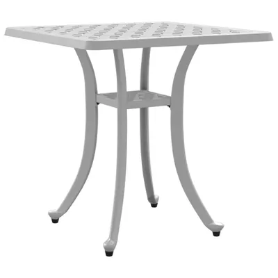 Immagine prodotto di Tavolo da Giardino Bianco 53x53x53 cm in Alluminio Pressofuso