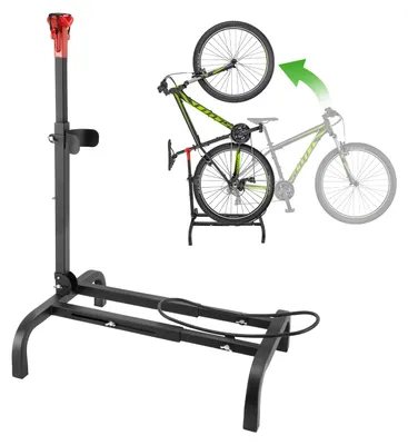 Vertikaler Fahrradständer, höhenverstellbar, bis 50 kg, für Garage