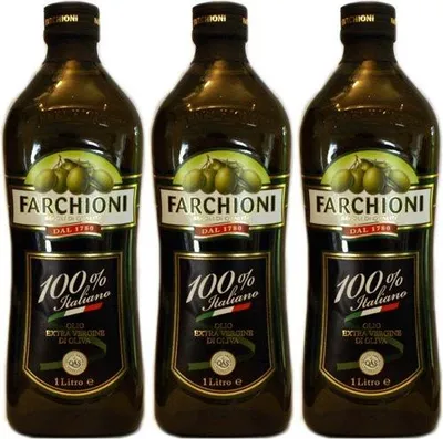 Produktbild von 3x Farchioni Olivenöl Extra Vergine 100% Italiano, 1000 ml