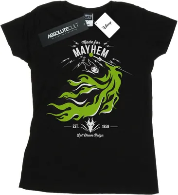 Produktbild von Disney - "Made For Mayhem" T-Shirt für Damen BI44504 (M) (Schwarz)