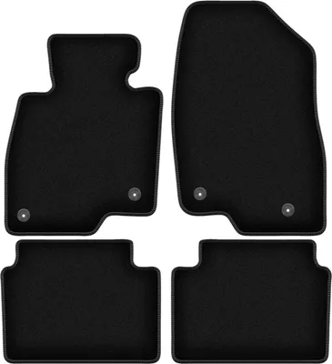 Immagine prodotto di Tappetini in velluto per Mazda 6 GJ III (2012-, station wagon) neri, set 4 pz, con fissaggi
