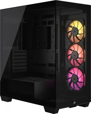 Image de CORSAIR Geh Midi iCUE 3500X RGB (Tempered Glass) Black