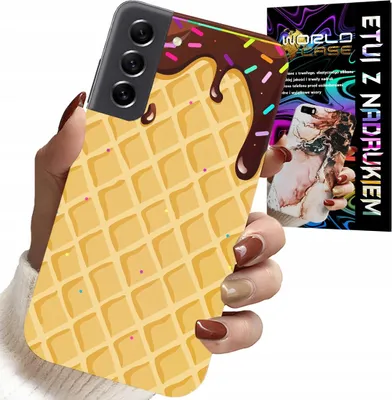 Produktbild von Hülle Für Samsung Galaxy S21 - Mit Schokoladenüberzogenem Waffelmotiv