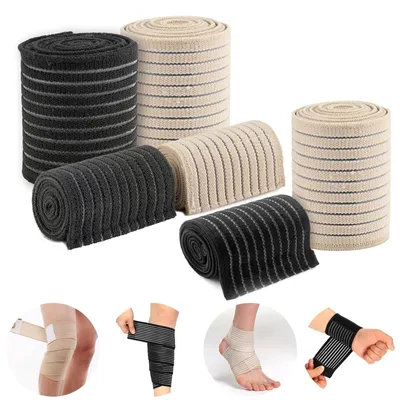 Image de 6 bandages de compression pour le genou