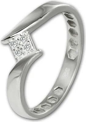 Produktbild von GoldDream Ring Gr. 56 17,8 GoldDream Ringe weißgoldweiß Echt-Schmuck GDR549J56