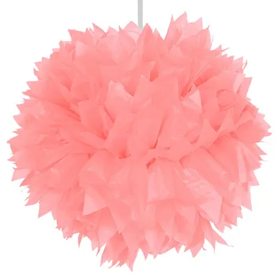 Immagine prodotto di Decorazione da appendere zucca pompon 30 cm rosa