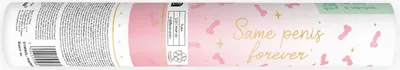 Konfettikanone mit Penissen 20cm Rosa