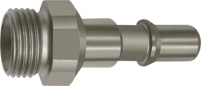 Produktbild von Riegler Nippel für Kupplungen NW 8, ISO 6150 C, Edelstahl, G 1/2 AG