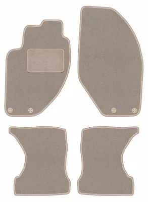 Produktbild von Velours-Fußmatten für Lancia Kappa 1994-2001 (Coupé) – 4-tlg, Beige, passgenau – Wielganizator LUX