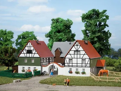 Image de Auhagen 12257 Ferme H0/TT