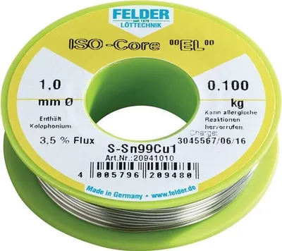 Produktbild von Ltdraht ISO-Core EL 1 mm 250 g S-Sn99Cu1